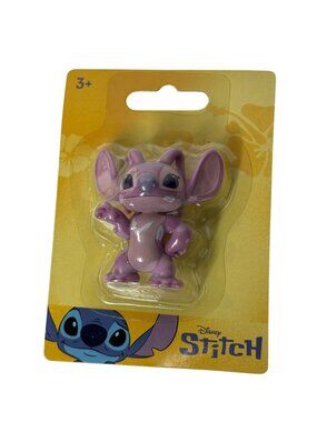 Disney Stitch Angel Pink Mini Figure Toy Collectible Cute Gift